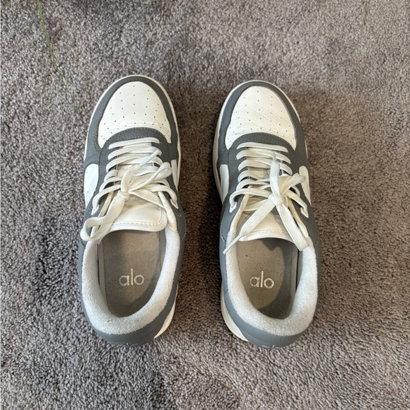 Alo Gray and White Sneakers - Picture 5 of 6